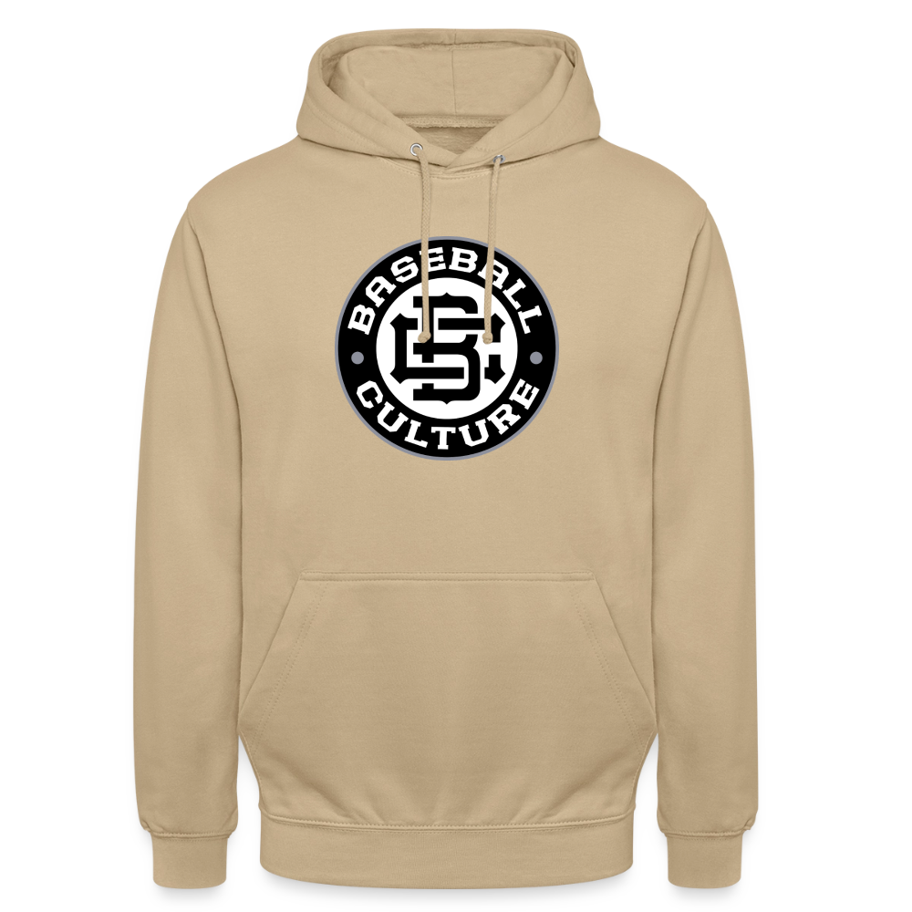 Badge Hoodie - beige