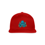 Octoslugger Snapback Baseball Cap - red