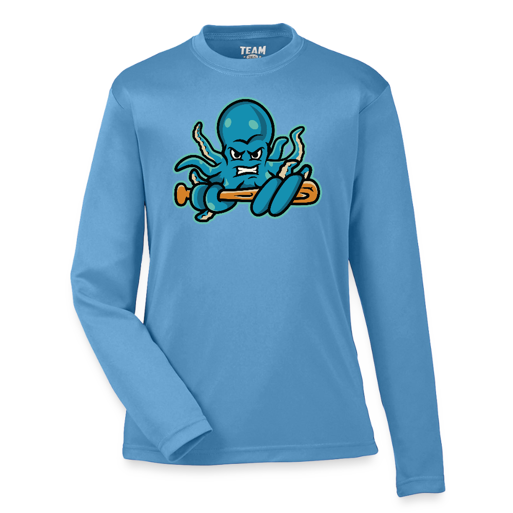 OctoSlugger Youth Zone Performance Long-Sleeve T-Shirt - light blue