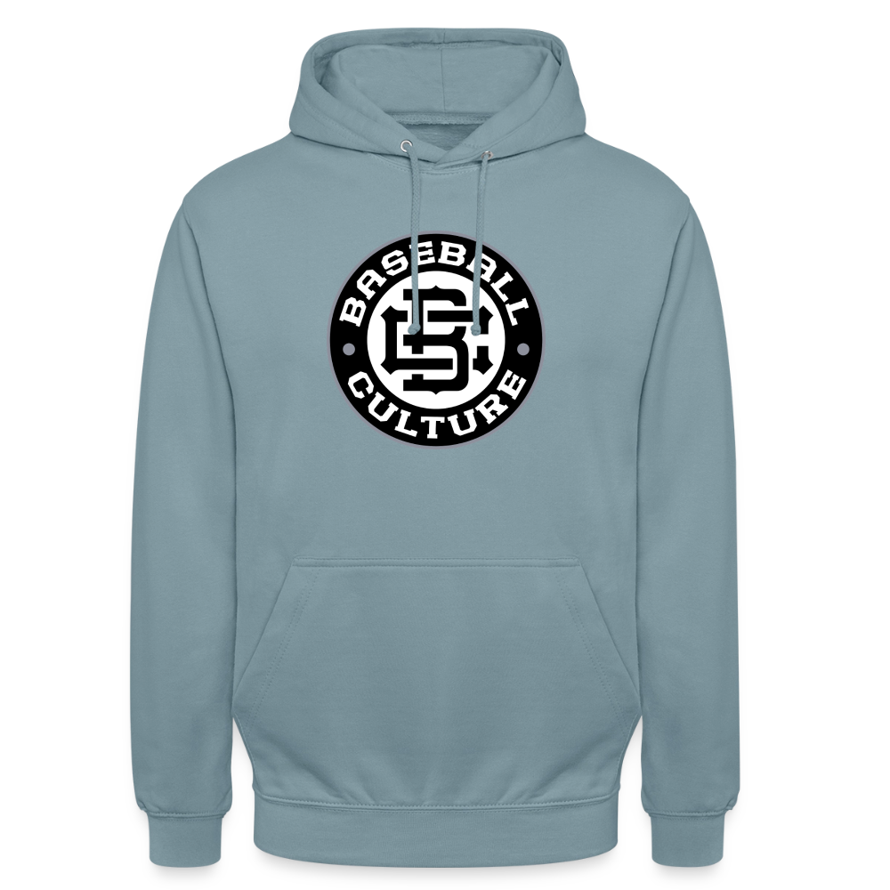Badge Hoodie - stonewash blue