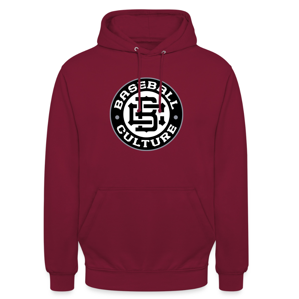 Badge Hoodie - bordeaux