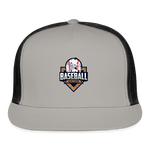Ice Cream Trucker Hat - gray/black
