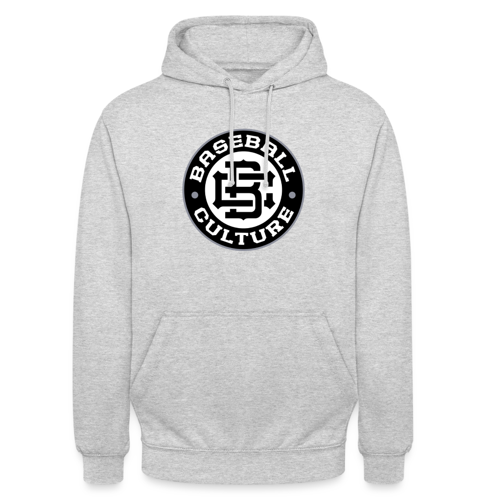 Badge Hoodie - light heather grey