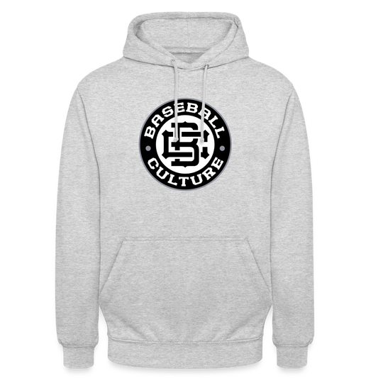 Badge Hoodie - light heather grey