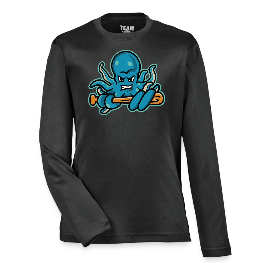 OctoSlugger Youth Zone Performance Long-Sleeve T-Shirt - black