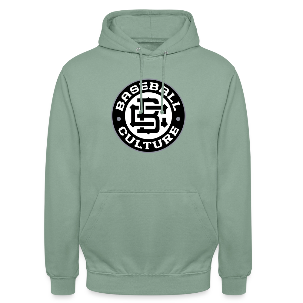 Badge Hoodie - steel green