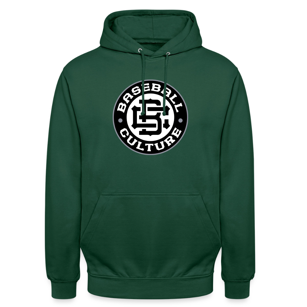 Badge Hoodie - bottle green