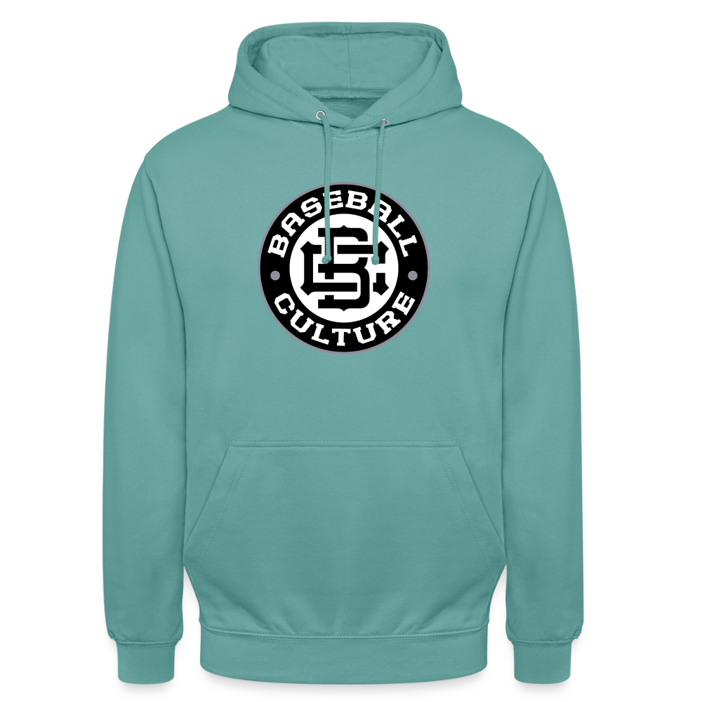 Badge Hoodie - pastel turquoise