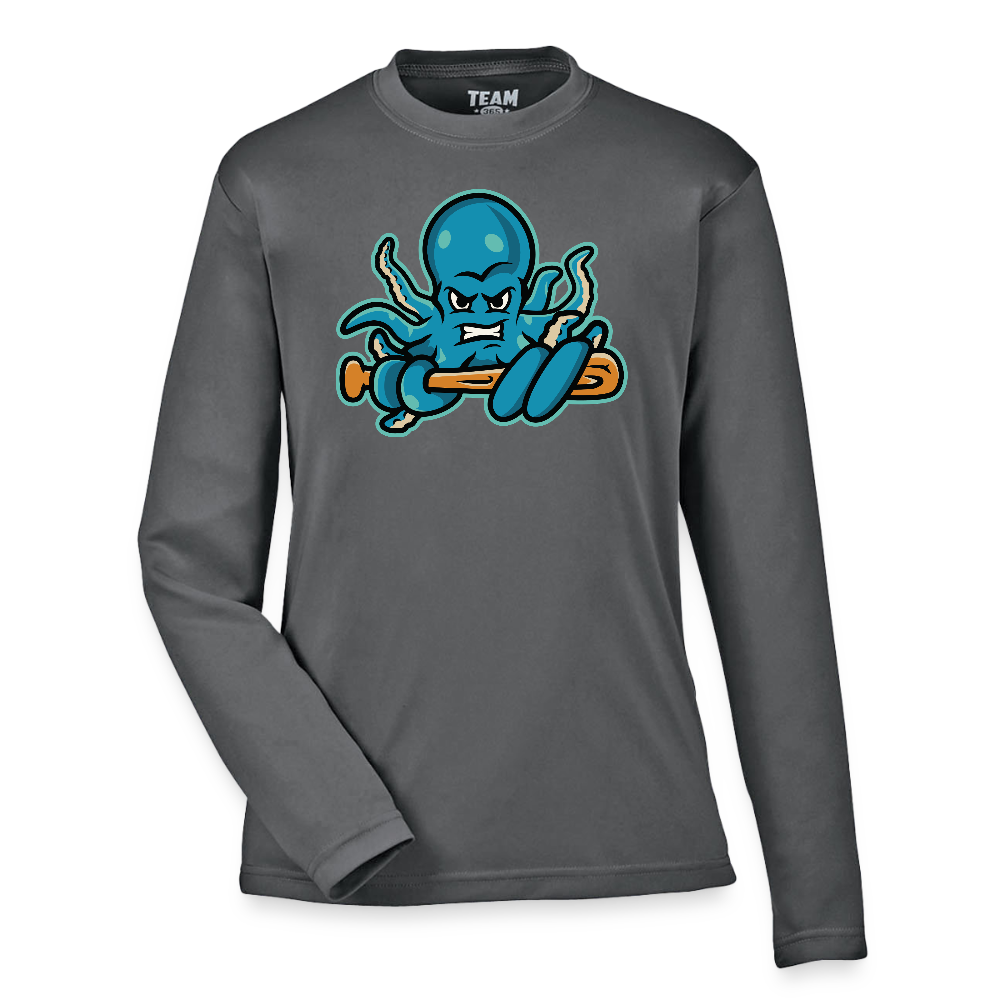 OctoSlugger Youth Zone Performance Long-Sleeve T-Shirt - graphite
