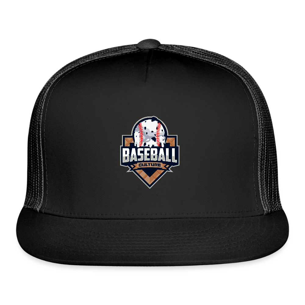 Ice Cream Trucker Hat - black/black