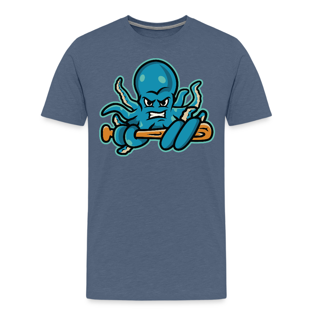 Octoslugger Men's Premium T-Shirt - heather blue