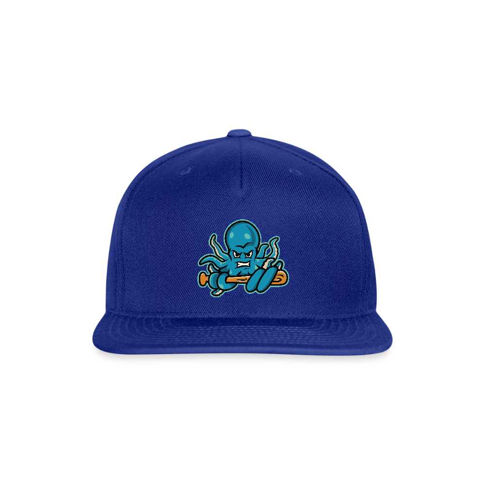 Octoslugger Snapback Baseball Cap - royal blue